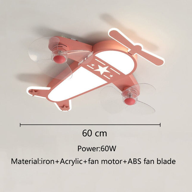 ChandelierDecor - Airplane LED Light with Fan - Enjoy Comfortable Lighting