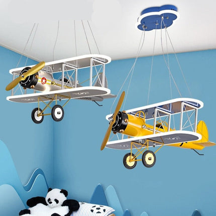 ChandelierDecor - Airplane LED Pendant Light for Kids Nursery