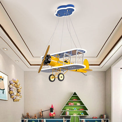 ChandelierDecor - Airplane LED Pendant Light for Kids Nursery
