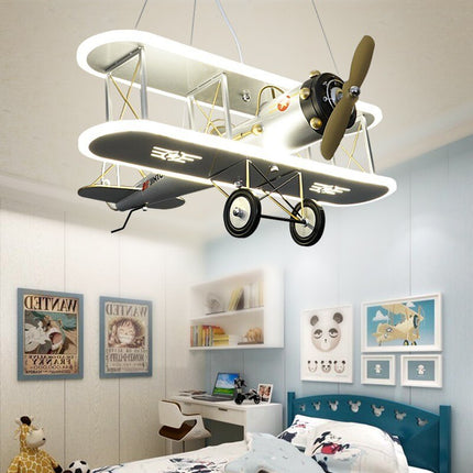 ChandelierDecor - Airplane LED Pendant Light for Kids Nursery