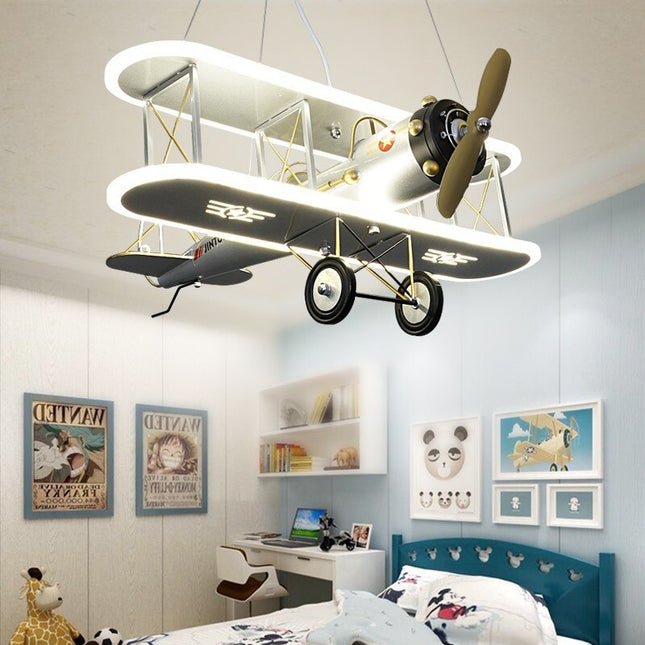 ChandelierDecor - Airplane LED Pendant Light for Kids Nursery