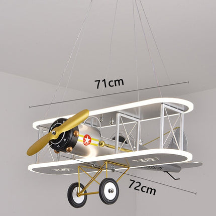 ChandelierDecor - Airplane LED Pendant Light for Kids Nursery