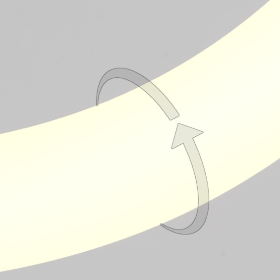 ChandelierDecor - Aluminium Black Rings Long pendant lamp