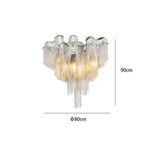 Diamètre de chasse d'eau 80cm - Hauteur 90cm / Blanc froid
