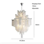 Diamètre 120cm - Hauteur 160cm / Blanc froid