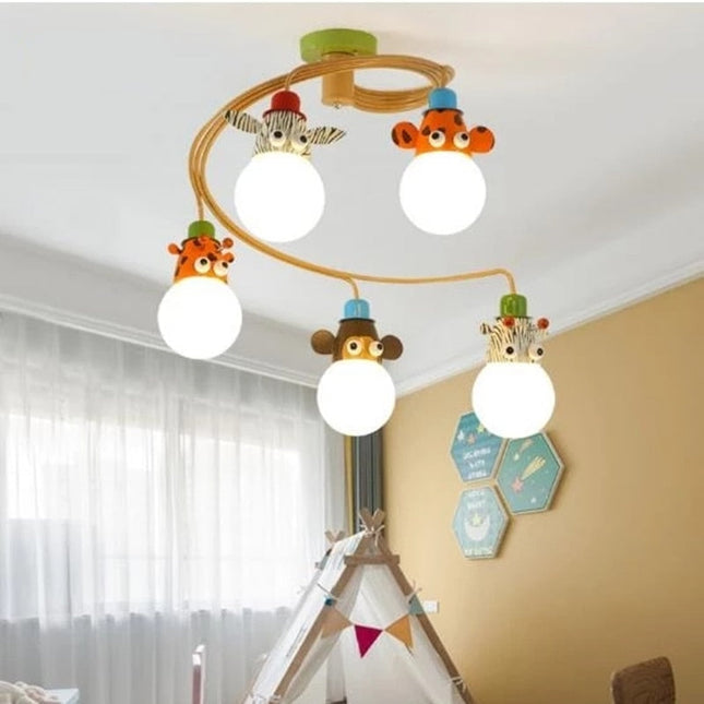 ChandelierDecor - Animals LED Pendant Lamp For Kids Room