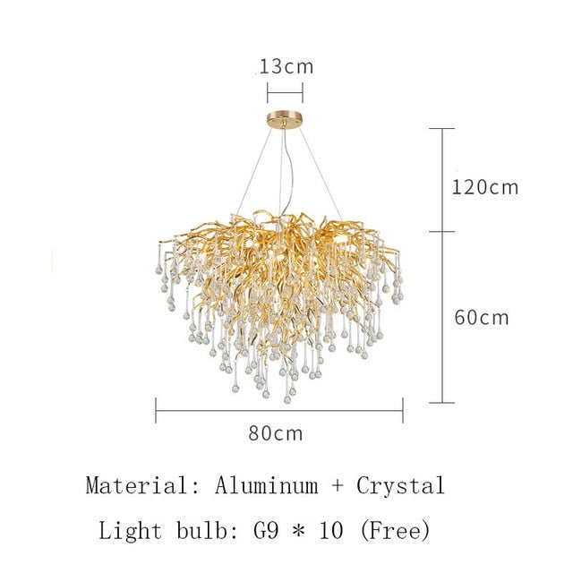 ChandelierDecor - Artpad Rectangular Crystal Chandelier