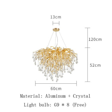 ChandelierDecor - Artpad Rectangular Crystal Chandelier
