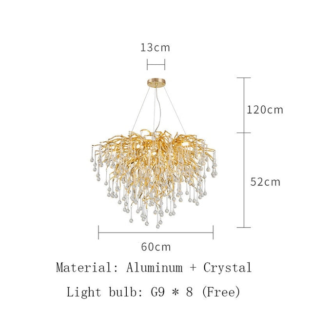 ChandelierDecor - Artpad Rectangular Crystal Chandelier