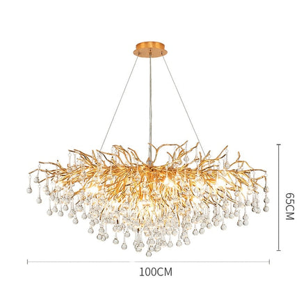 ChandelierDecor - Artpad Rectangular Crystal Chandelier