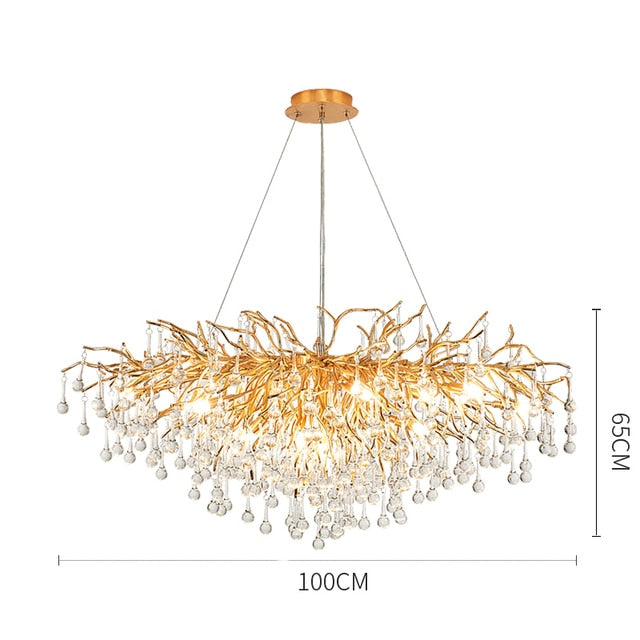 ChandelierDecor - Artpad Rectangular Crystal Chandelier