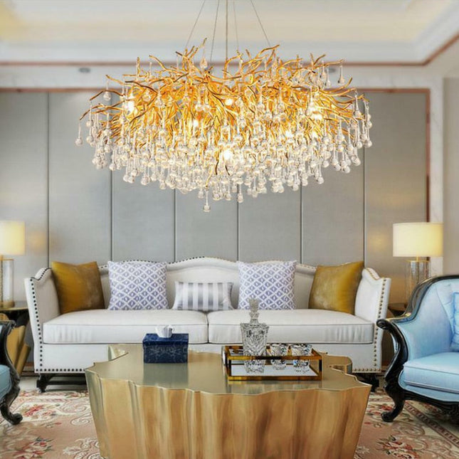 ChandelierDecor - Artpad Rectangular Crystal Chandelier