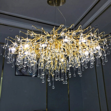 ChandelierDecor - Artpad Rectangular Crystal Chandelier