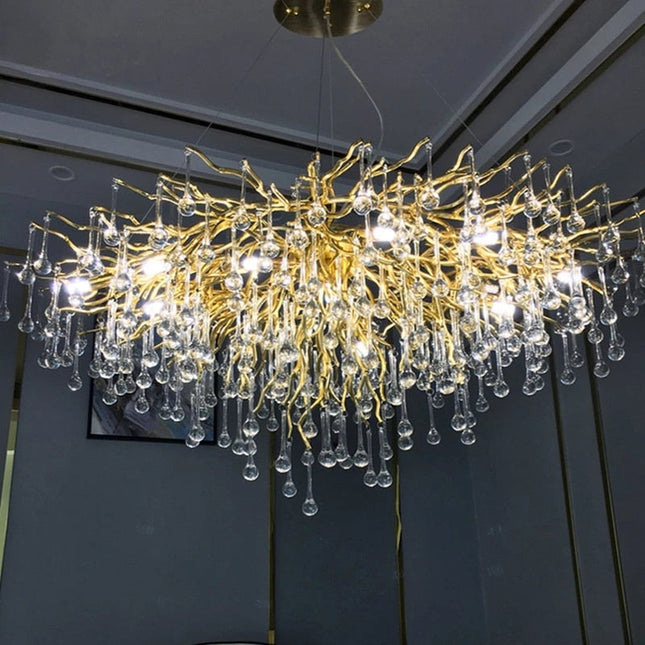 ChandelierDecor - Artpad Rectangular Crystal Chandelier