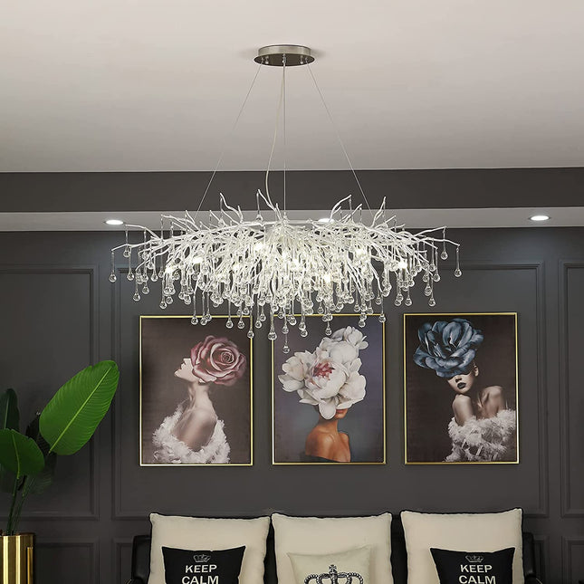 ChandelierDecor - Artpad Rectangular Crystal Chandelier