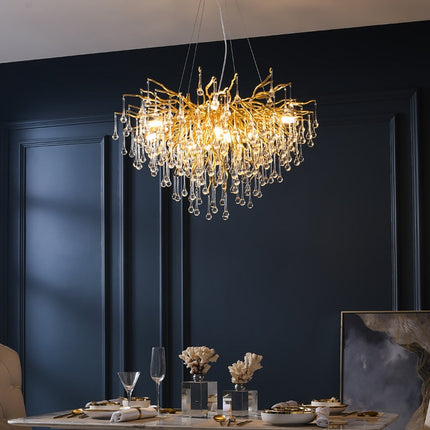 ChandelierDecor - Artpad Rectangular Crystal Chandelier