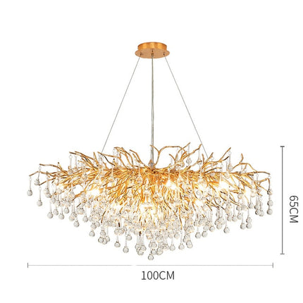 ChandelierDecor - Artpad Rectangular Crystal Chandelier