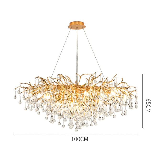 ChandelierDecor - Artpad Rectangular Crystal Chandelier