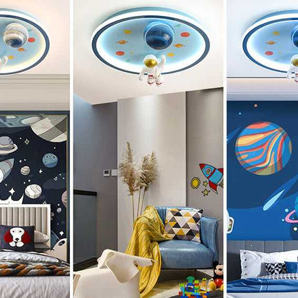 ChandelierDecor - Astronaut Ceiling Light | Kids Room Astronaut Galaxy Ceiling Light