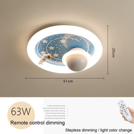 ChandelierDecor - Astronaut Space Ceiling Light Kids Room