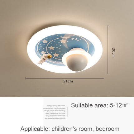 ChandelierDecor - Astronaut Space Ceiling Light Kids Room