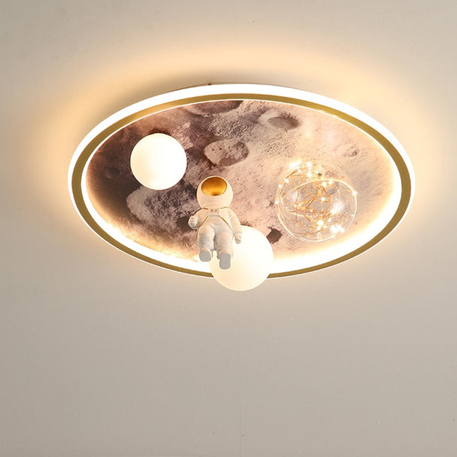 ChandelierDecor - Astronauts Led Lights Chandelier Kids Room
