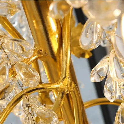 ChandelierDecor - Autumn Leaves Fall Crystal Chandelier Lighting