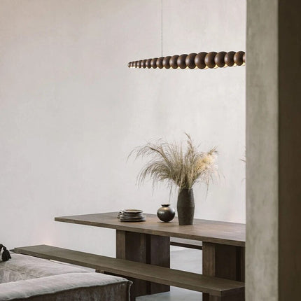 ChandelierDecor - Bamboo Wood Globe Bar LED Pendant Light