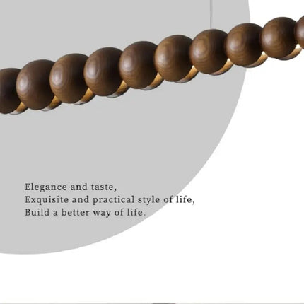 ChandelierDecor - Bamboo Wood Globe Bar LED Pendant Light