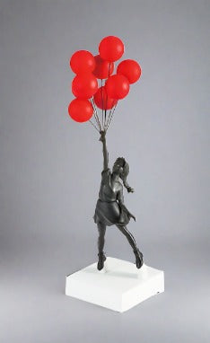 ChandelierDecor - Banksy Flying Balloons Girl Figure