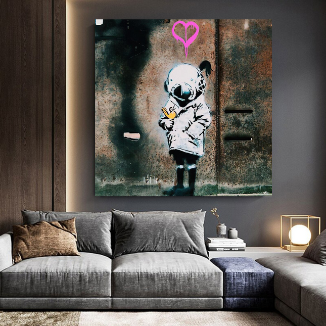 ChandelierDecor - Banksy Follow your Dreams Canvas Wall Art