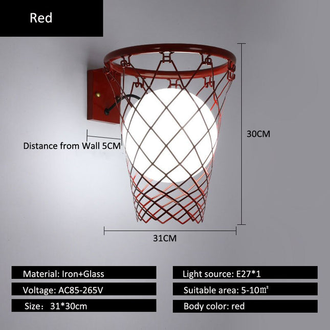 ChandelierDecor - Basket Ball Kids Room Wall Light