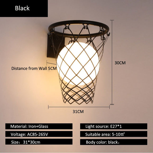 ChandelierDecor - Basket Ball Kids Room Wall Light