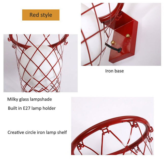 ChandelierDecor - Basket Ball Kids Room Wall Light