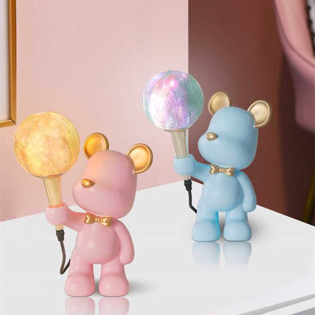 ChandelierDecor - Bear Bedside Lamp for Kids Room