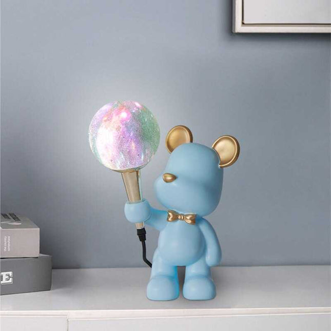 ChandelierDecor - Bear Bedside Lamp for Kids Room