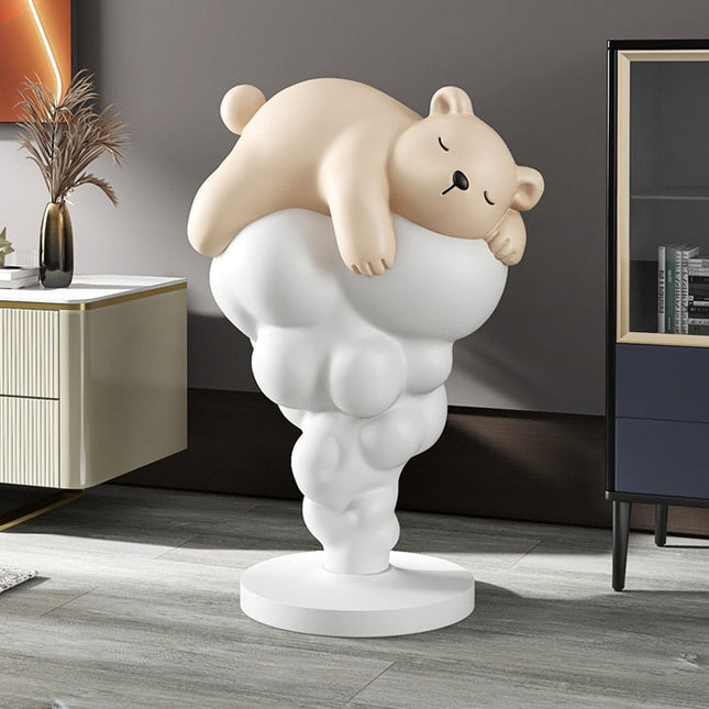 ChandelierDecor - Bear on Clouds Statue Ornament