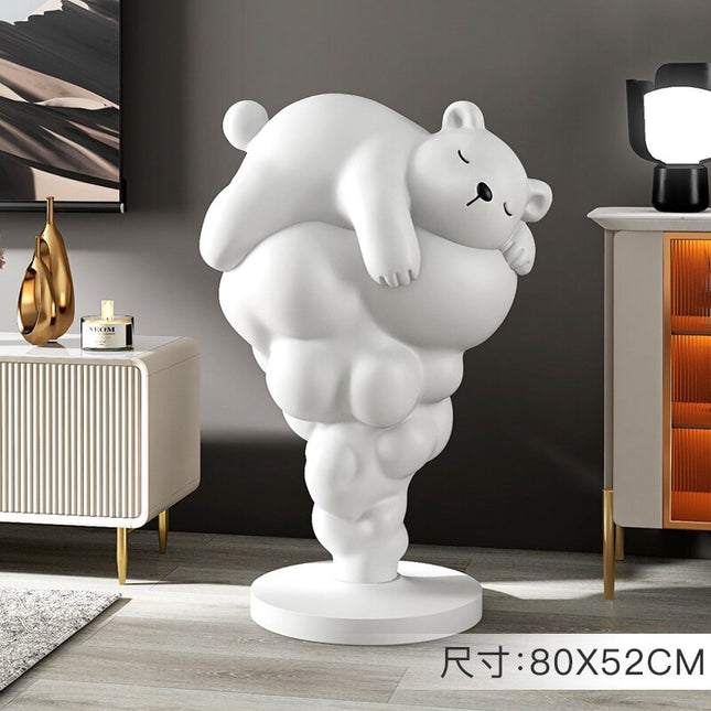 ChandelierDecor - Bear on Clouds Statue Ornament