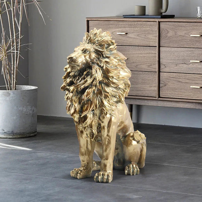 ChandelierDecor - Big Lion Statue Art Big Sculpture