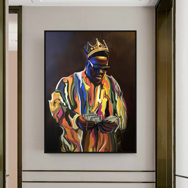 ChandelierDecor - Biggie Smalls Singer Rapper Canvas Wall Art