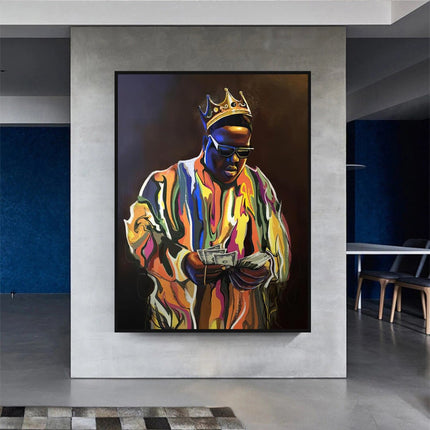 ChandelierDecor - Biggie Smalls Singer Rapper Canvas Wall Art
