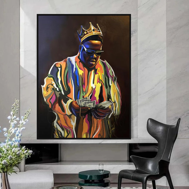 ChandelierDecor - Biggie Smalls Singer Rapper Canvas Wall Art