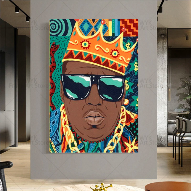 ChandelierDecor - Biggie Smalls The Notorious B.I.G. Singer Canvas Wall Art