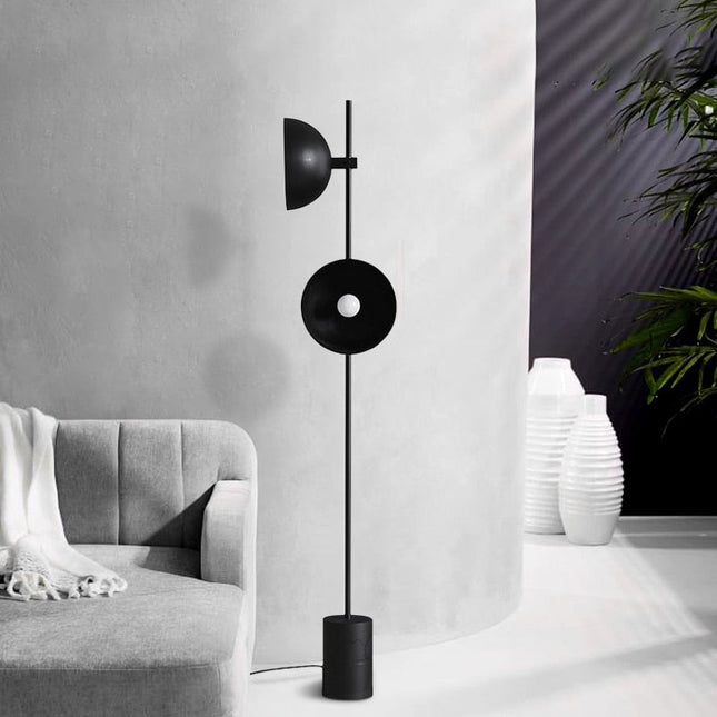 ChandelierDecor - Black Heavy Standing Lamp: Durable Design and Elegant Style