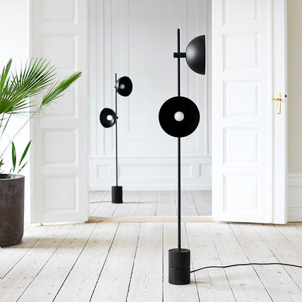 ChandelierDecor - Black Heavy Standing Lamp: Durable Design and Elegant Style