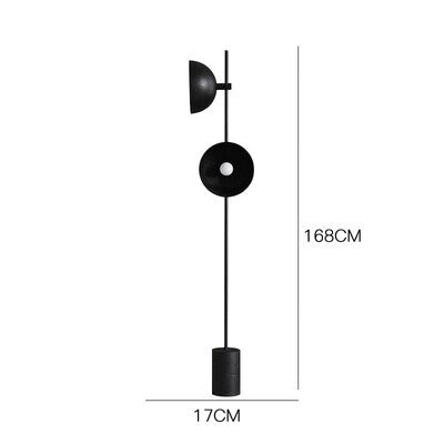 ChandelierDecor - Black Heavy Standing Lamp: Durable Design and Elegant Style