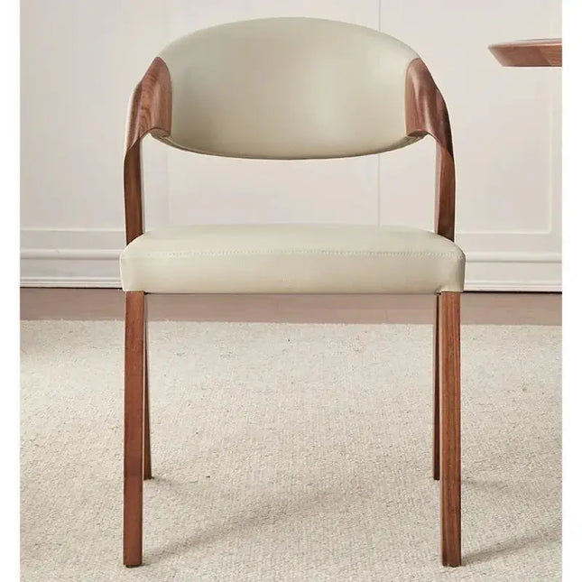 Black Walnut Solid Wood Dining Chair-Dining Chairs