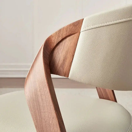 Black Walnut Solid Wood Dining Chair-Dining Chairs