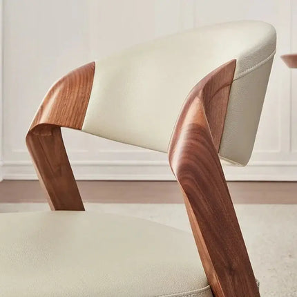 Black Walnut Solid Wood Dining Chair-Dining Chairs