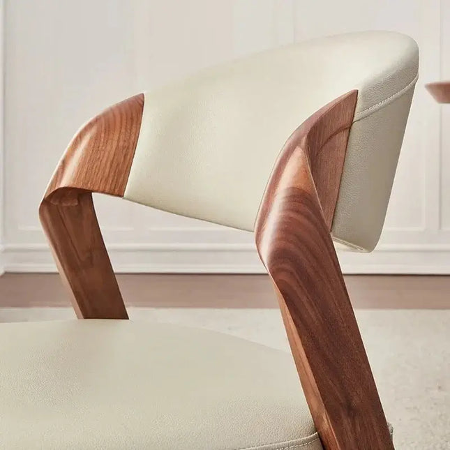 Black Walnut Solid Wood Dining Chair-Dining Chairs